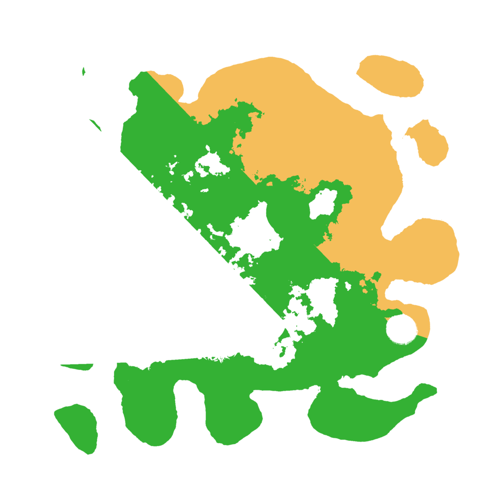 Biome Rust Map: Barren, Size: 3000, Seed: 18653