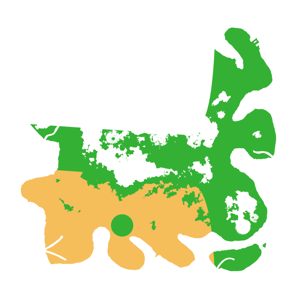 Biome Rust Map: Procedural Map, Size: 3500, Seed: 28566