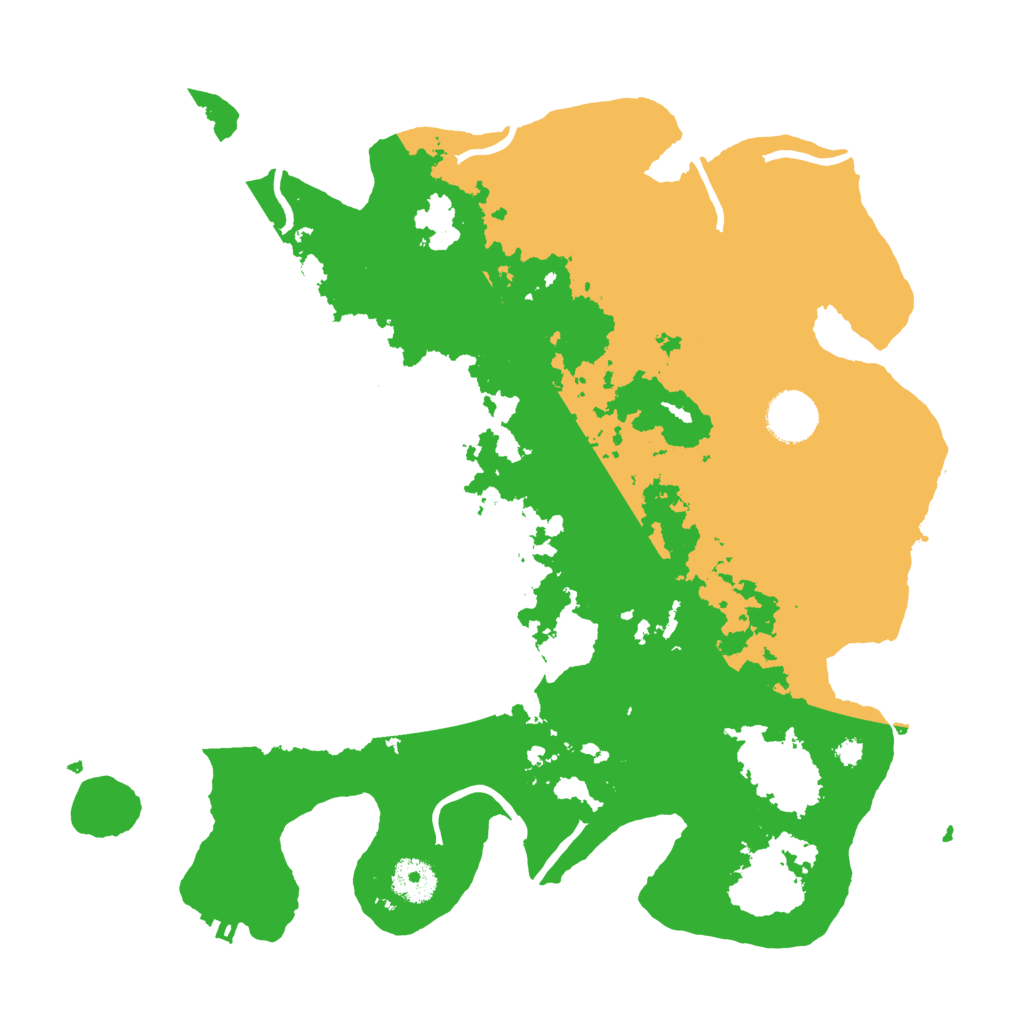 Biome Rust Map: Procedural Map, Size: 3500, Seed: 1687979961