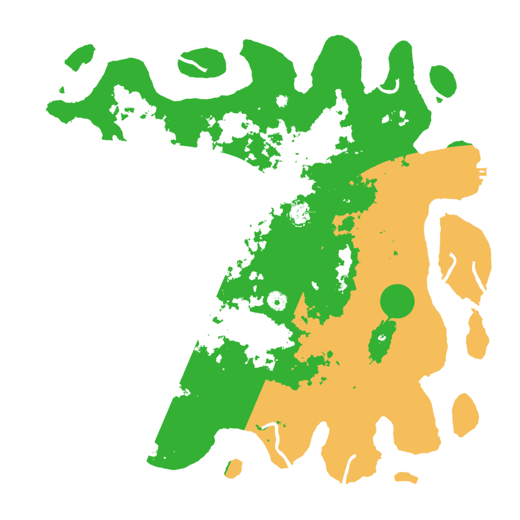 Biome Rust Map: Procedural Map, Size: 4000, Seed: 55192583