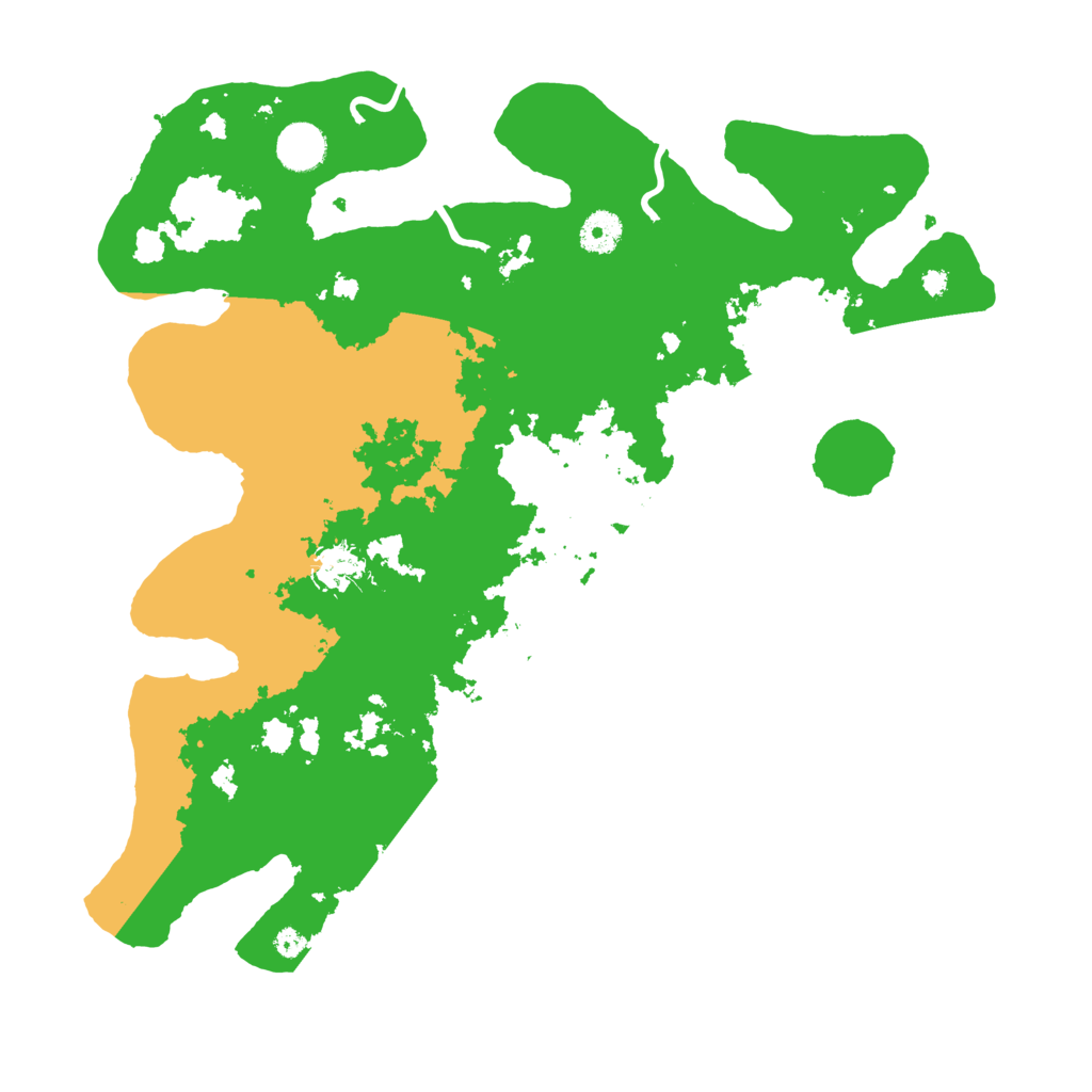 Biome Rust Map: Procedural Map, Size: 3900, Seed: 32168