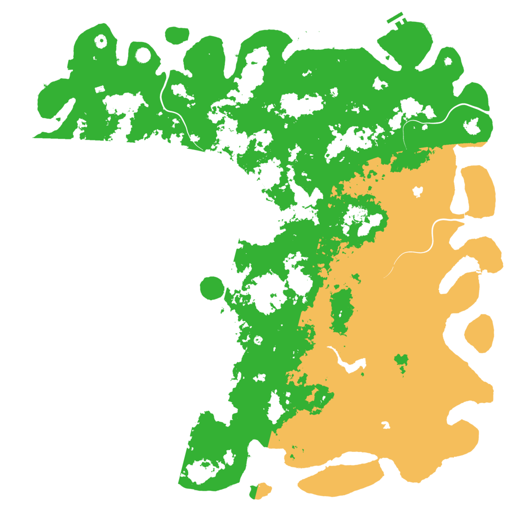 Biome Rust Map: Procedural Map, Size: 6000, Seed: 1750315275