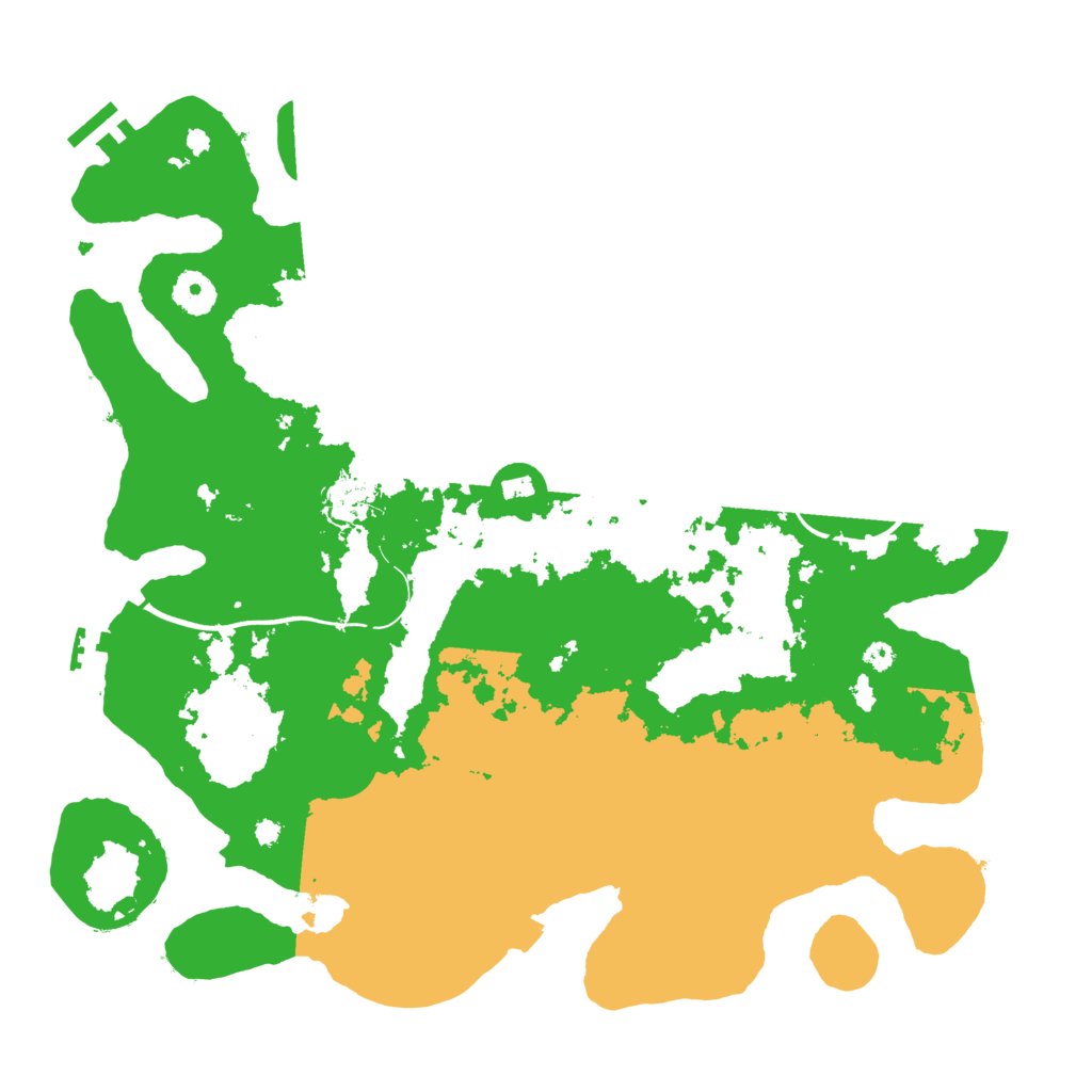 Biome Rust Map: Procedural Map, Size: 3800, Seed: 612968205