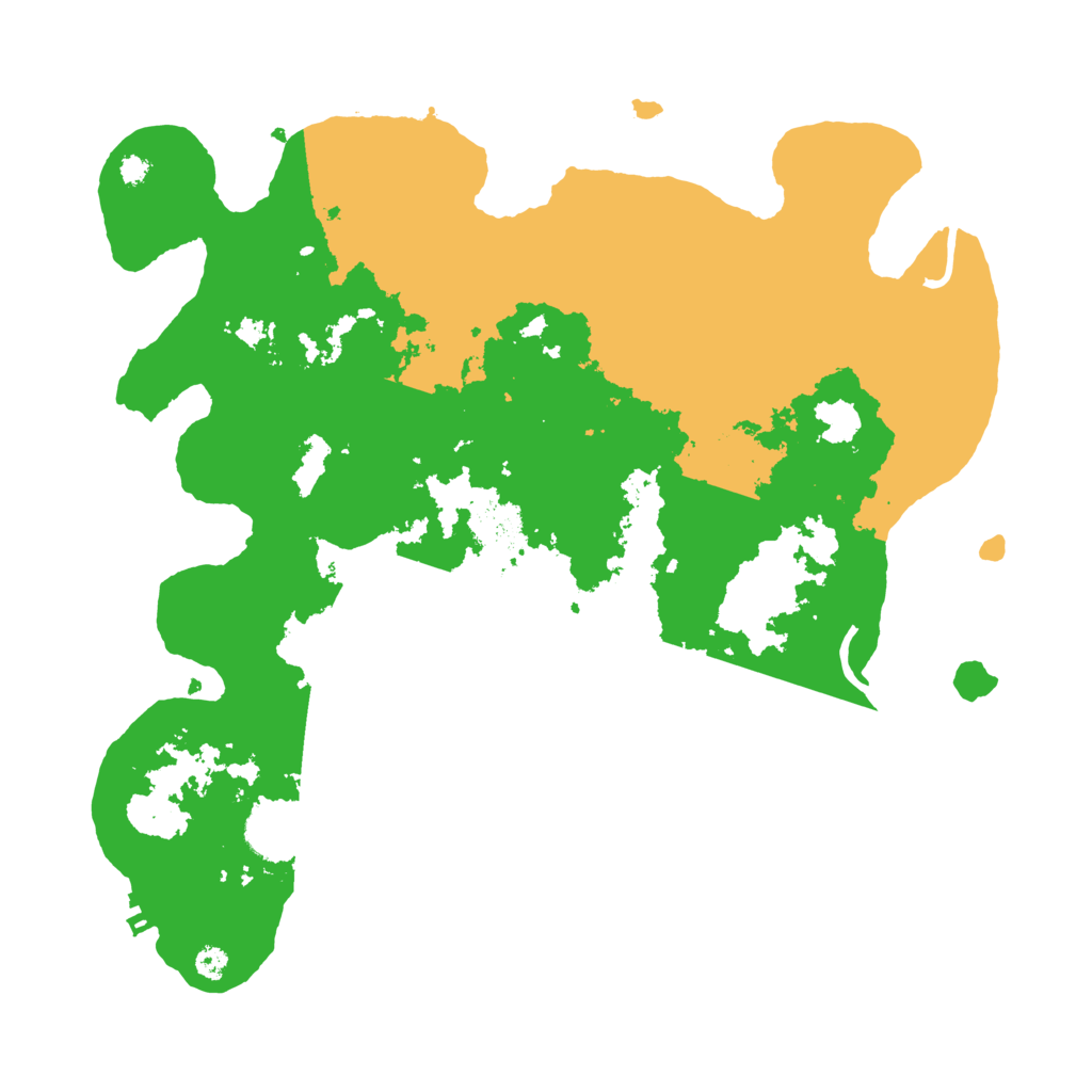 Biome Rust Map: Procedural Map, Size: 3500, Seed: 55163273