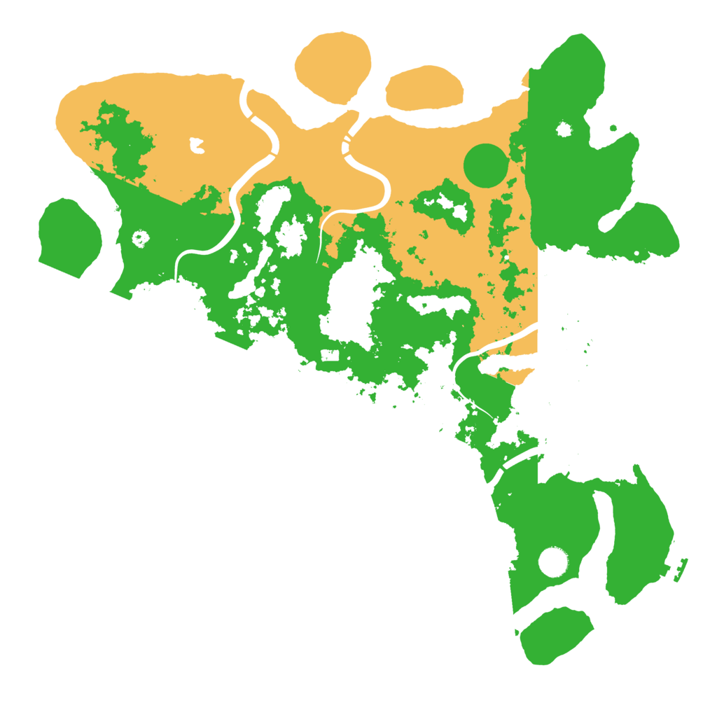 Biome Rust Map: Procedural Map, Size: 4250, Seed: 911
