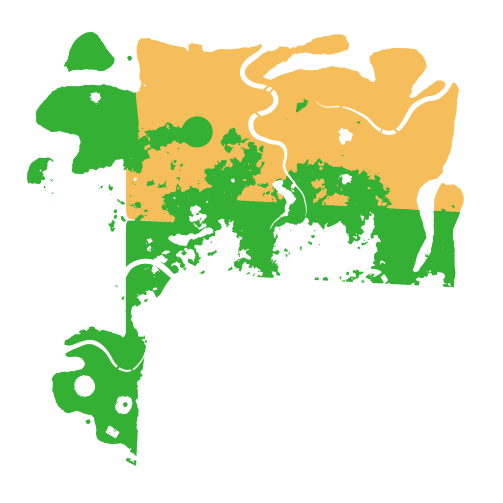 Biome Rust Map: Procedural Map, Size: 4300, Seed: 87451236