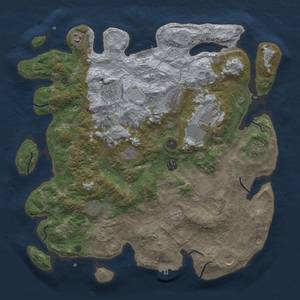 Thumbnail Rust Map: Procedural Map, Size: 4250, Seed: 1896223946, 18 Monuments