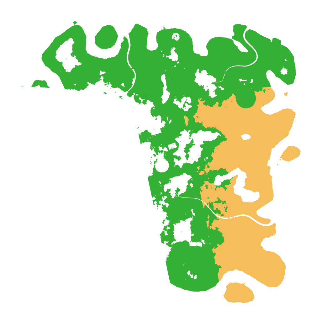 Biome Rust Map: Procedural Map, Size: 4250, Seed: 1343885808