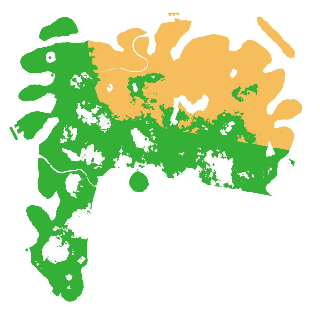 Biome Rust Map: Procedural Map, Size: 4500, Seed: 688585024