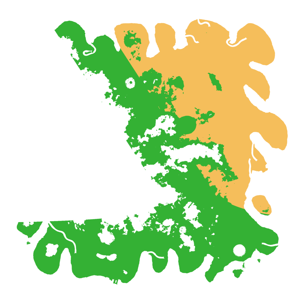 Biome Rust Map: Procedural Map, Size: 4400, Seed: 7530