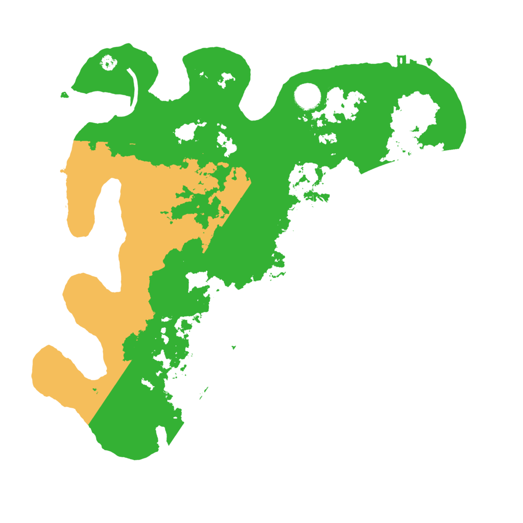 Biome Rust Map: Procedural Map, Size: 3500, Seed: 1300355214