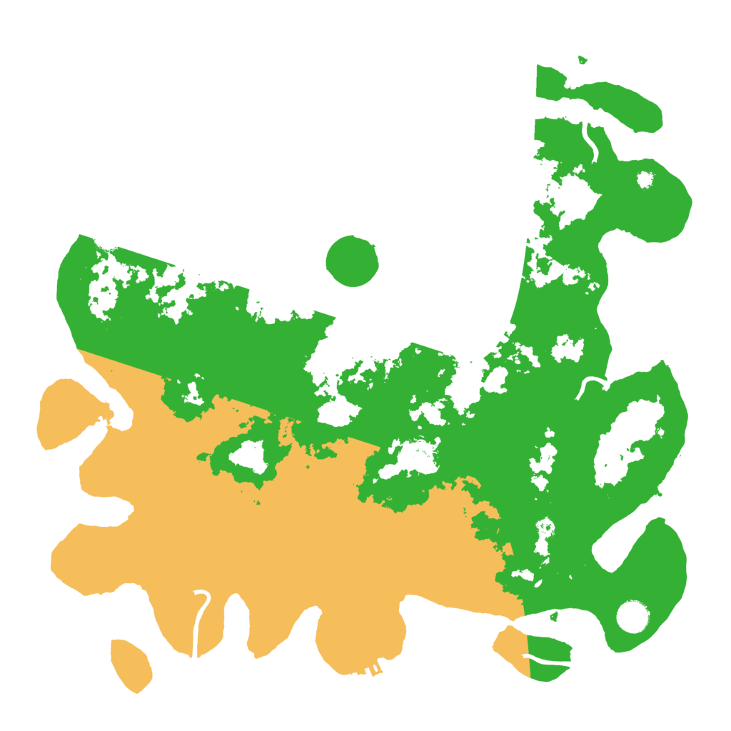 Biome Rust Map: Procedural Map, Size: 4000, Seed: 7397