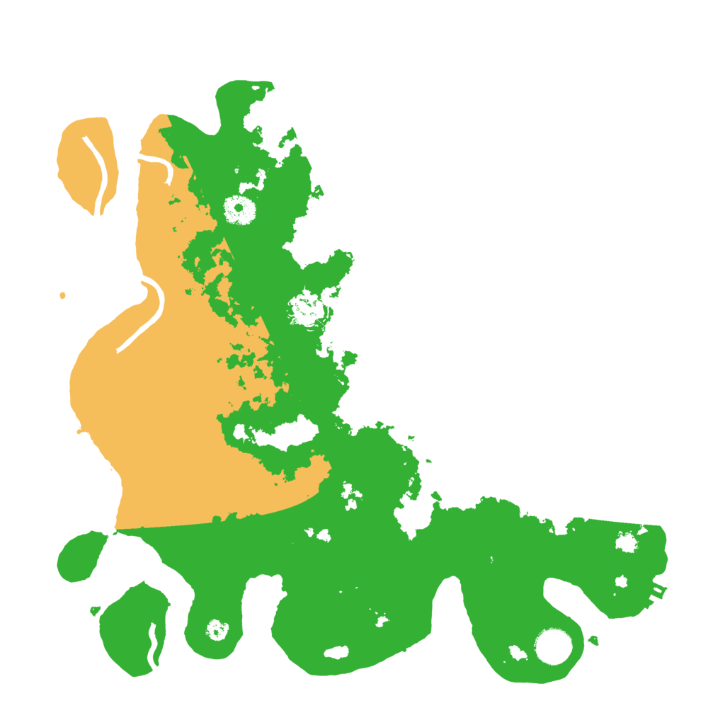 Biome Rust Map: Procedural Map, Size: 3500, Seed: 2039641699