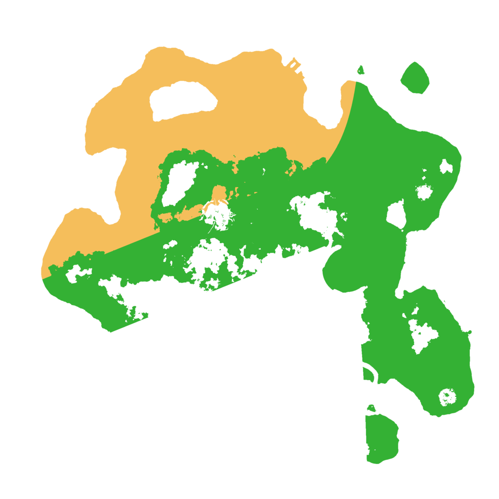 Biome Rust Map: Procedural Map, Size: 3000, Seed: 46775073