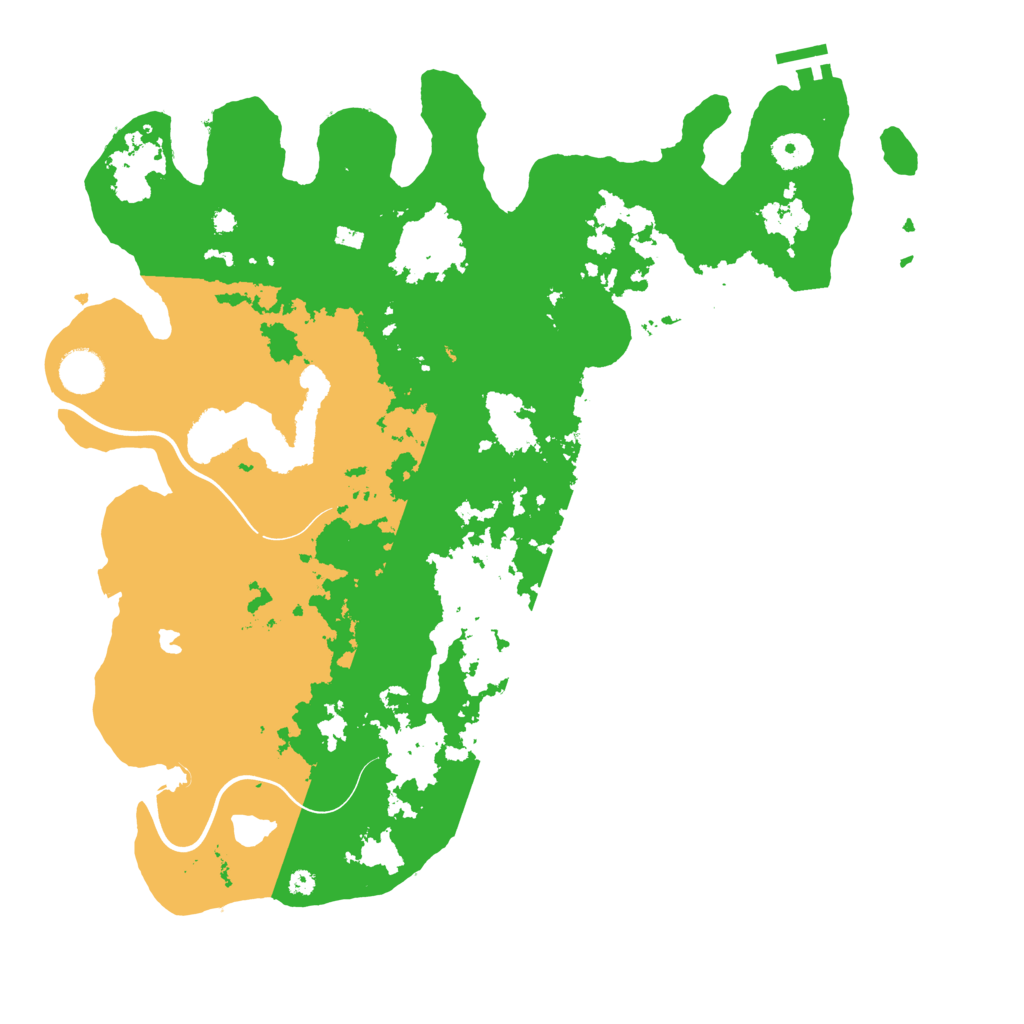 Biome Rust Map: Procedural Map, Size: 4000, Seed: 846579