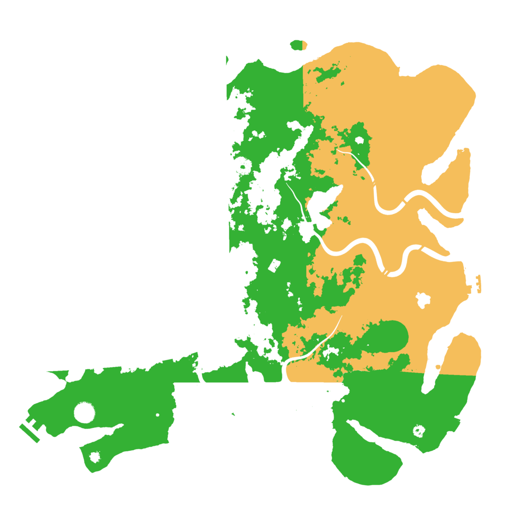 Biome Rust Map: Procedural Map, Size: 4250, Seed: 599029113