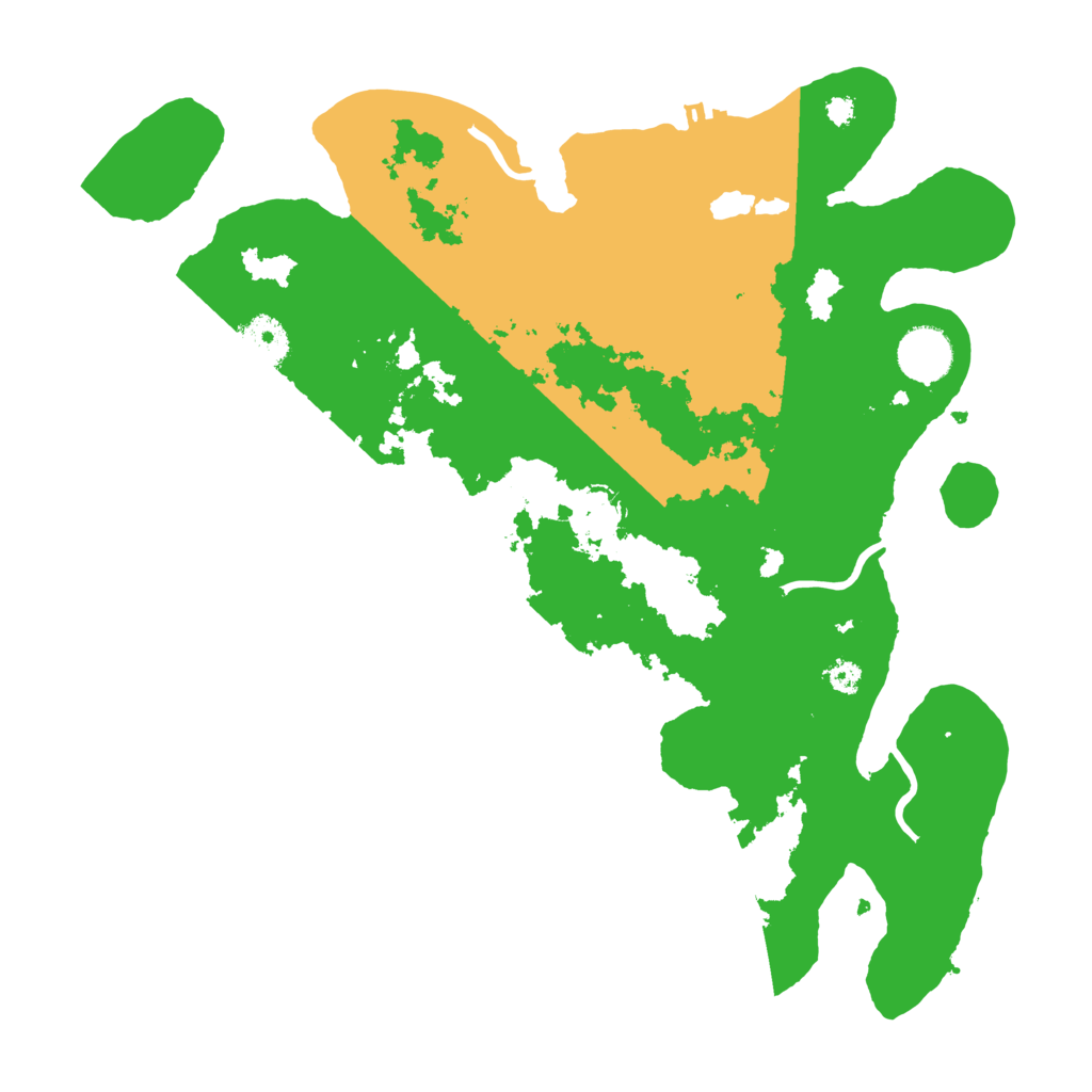 Biome Rust Map: Procedural Map, Size: 3500, Seed: 1037621063