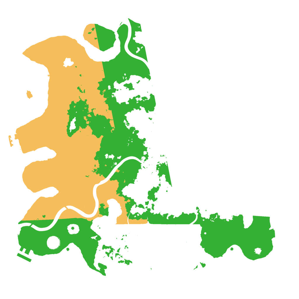 Biome Rust Map: Procedural Map, Size: 4000, Seed: 13125623