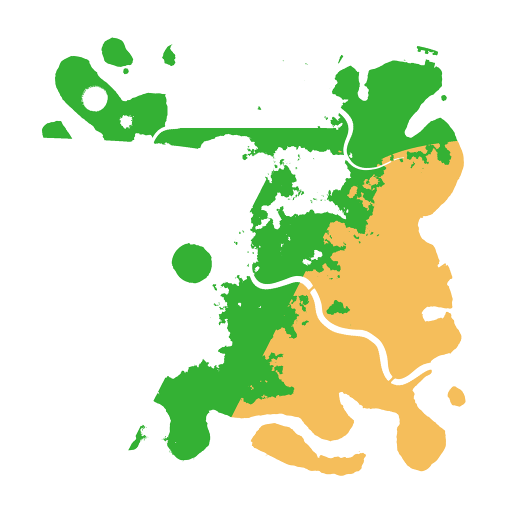 Biome Rust Map: Procedural Map, Size: 3600, Seed: 113964815
