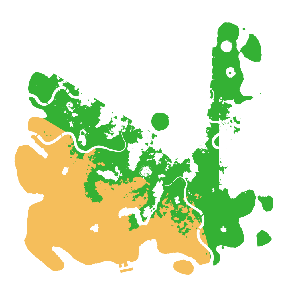 Biome Rust Map: Procedural Map, Size: 4500, Seed: 112530
