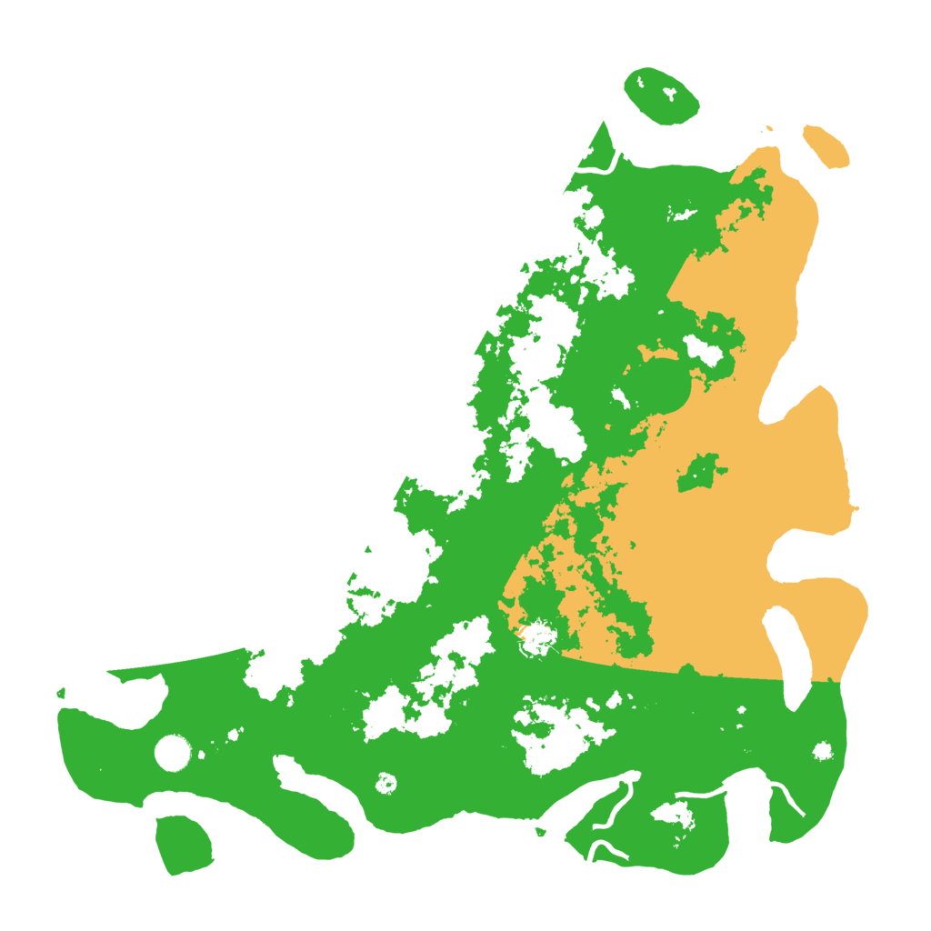 Biome Rust Map: Procedural Map, Size: 4500, Seed: 54195