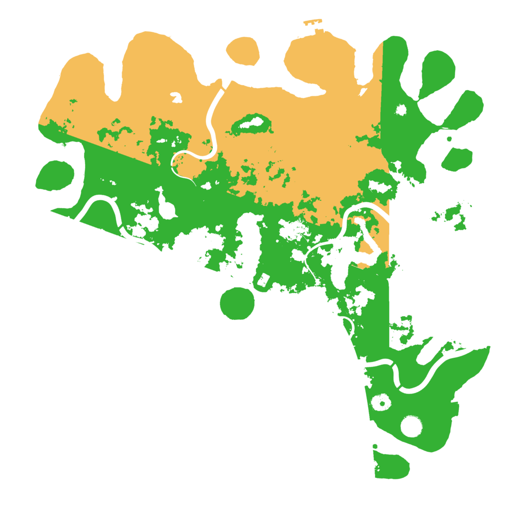 Biome Rust Map: Procedural Map, Size: 4250, Seed: 483392