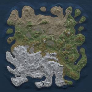 Thumbnail Rust Map: Procedural Map, Size: 4250, Seed: 483392, 20 Monuments