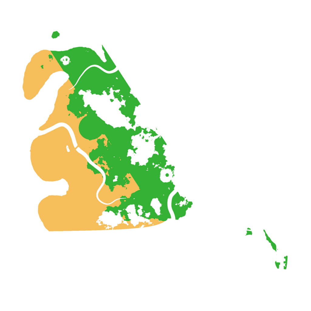Biome Rust Map: Procedural Map, Size: 3500, Seed: 77051764