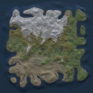 Thumbnail Rust Map: Procedural Map, Size: 4000, Seed: 788469290, 18 Monuments