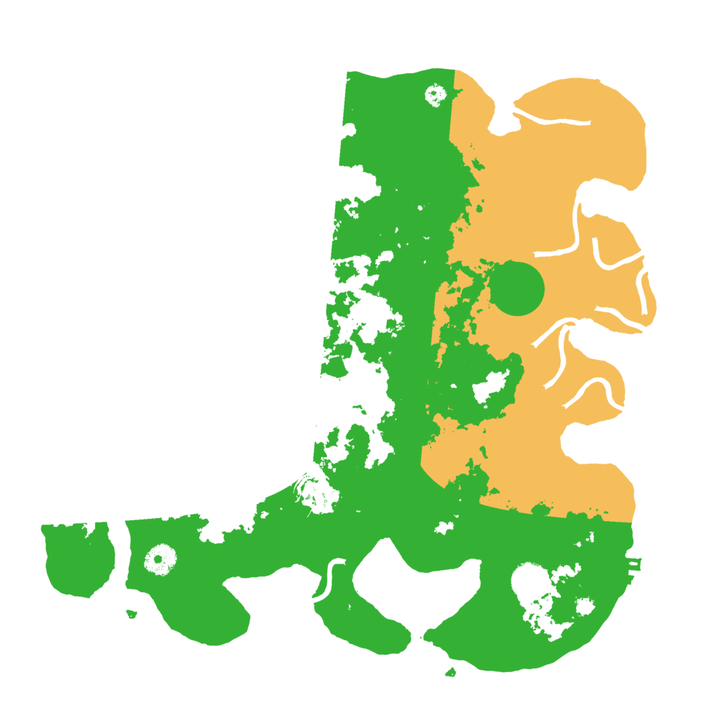 Biome Rust Map: Procedural Map, Size: 3500, Seed: 63782
