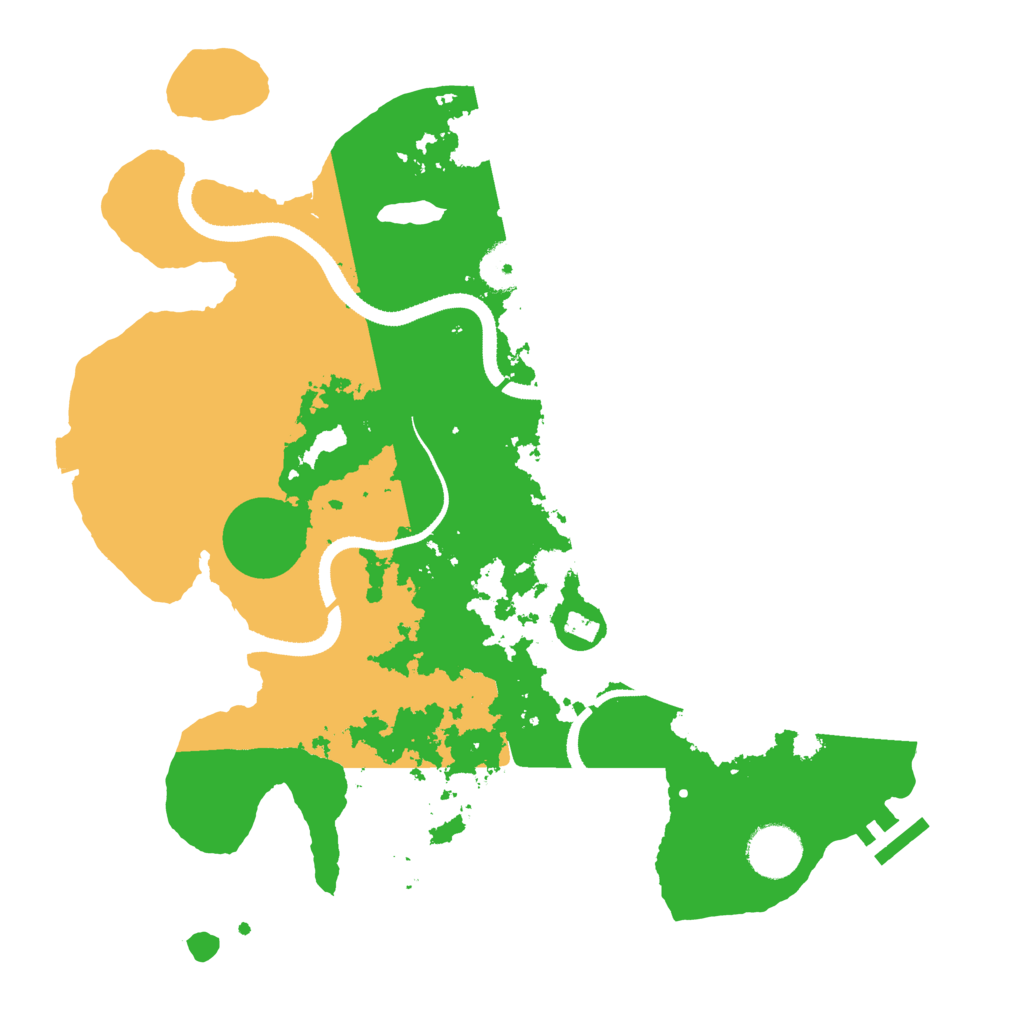 Biome Rust Map: Procedural Map, Size: 3333, Seed: 211094504