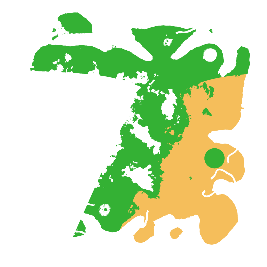 Biome Rust Map: Procedural Map, Size: 3500, Seed: 528902