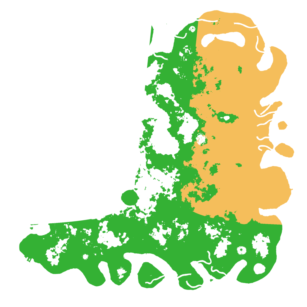 Biome Rust Map: Procedural Map, Size: 5200, Seed: 86077819