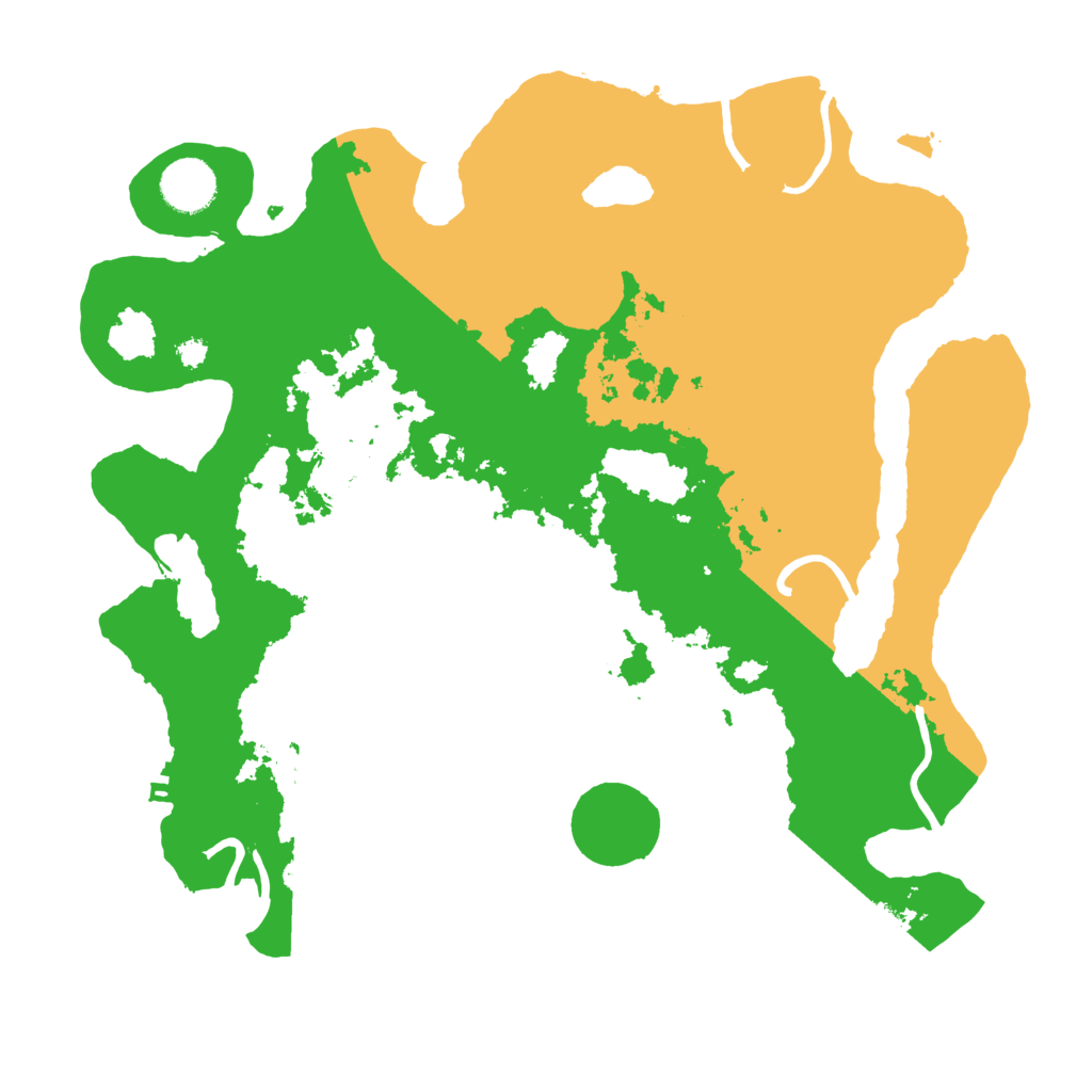 Biome Rust Map: Procedural Map, Size: 3500, Seed: 1967305975