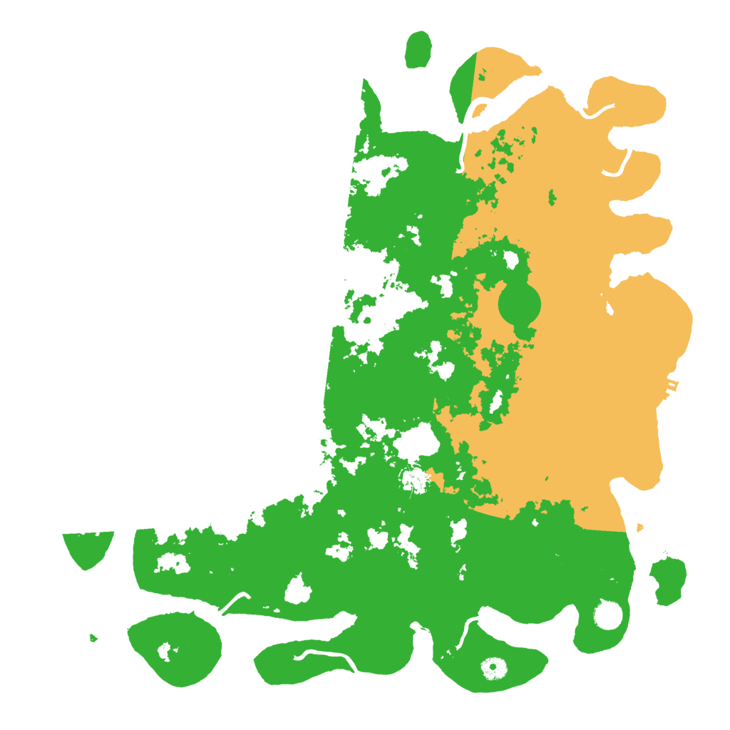 Biome Rust Map: Procedural Map, Size: 4500, Seed: 1339940260
