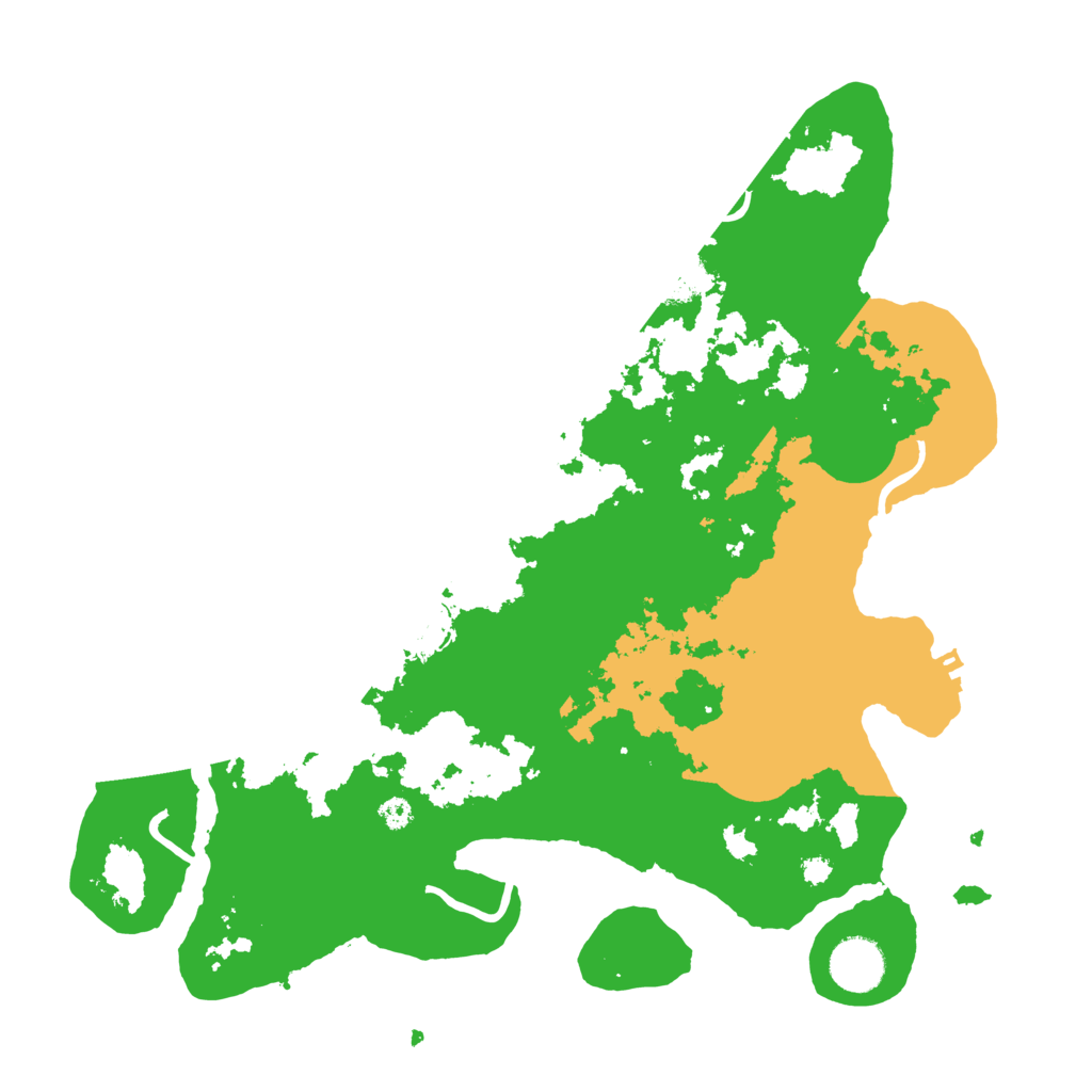 Biome Rust Map: Procedural Map, Size: 3500, Seed: 823705237