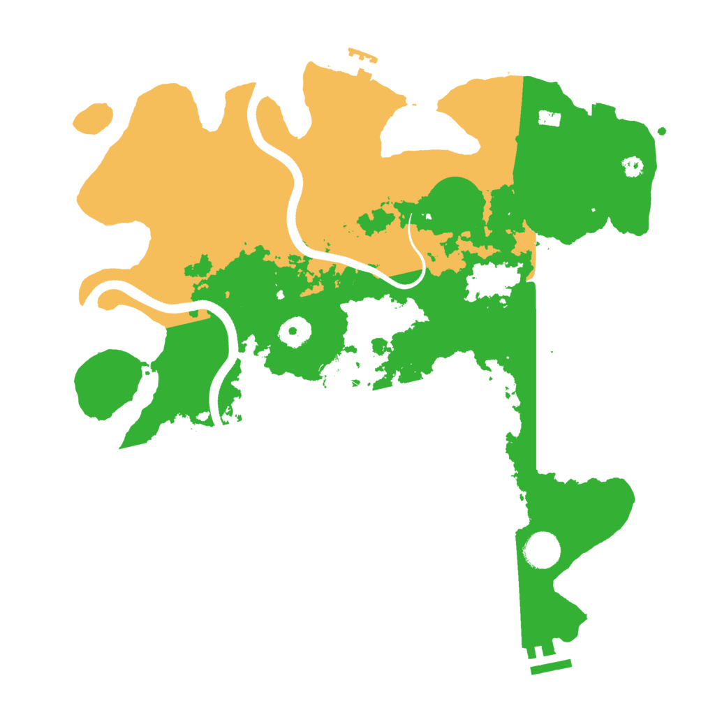 Biome Rust Map: Procedural Map, Size: 3500, Seed: 86460672