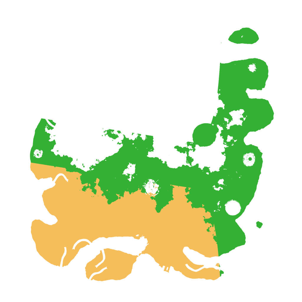 Biome Rust Map: Procedural Map, Size: 3500, Seed: 112