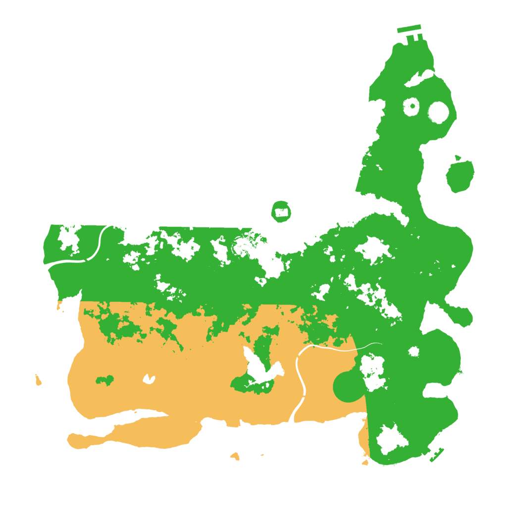 Biome Rust Map: Procedural Map, Size: 4300, Seed: 740585793