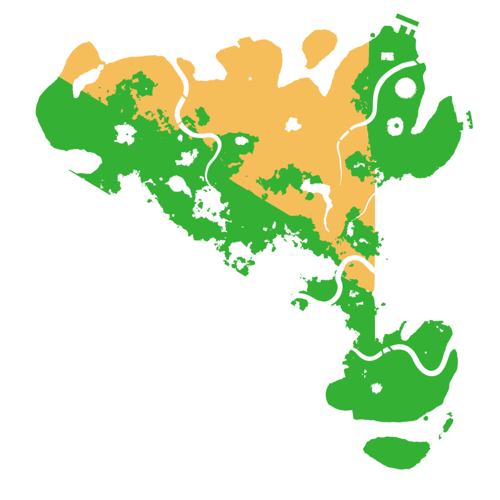 Biome Rust Map: Procedural Map, Size: 4250, Seed: 550526859