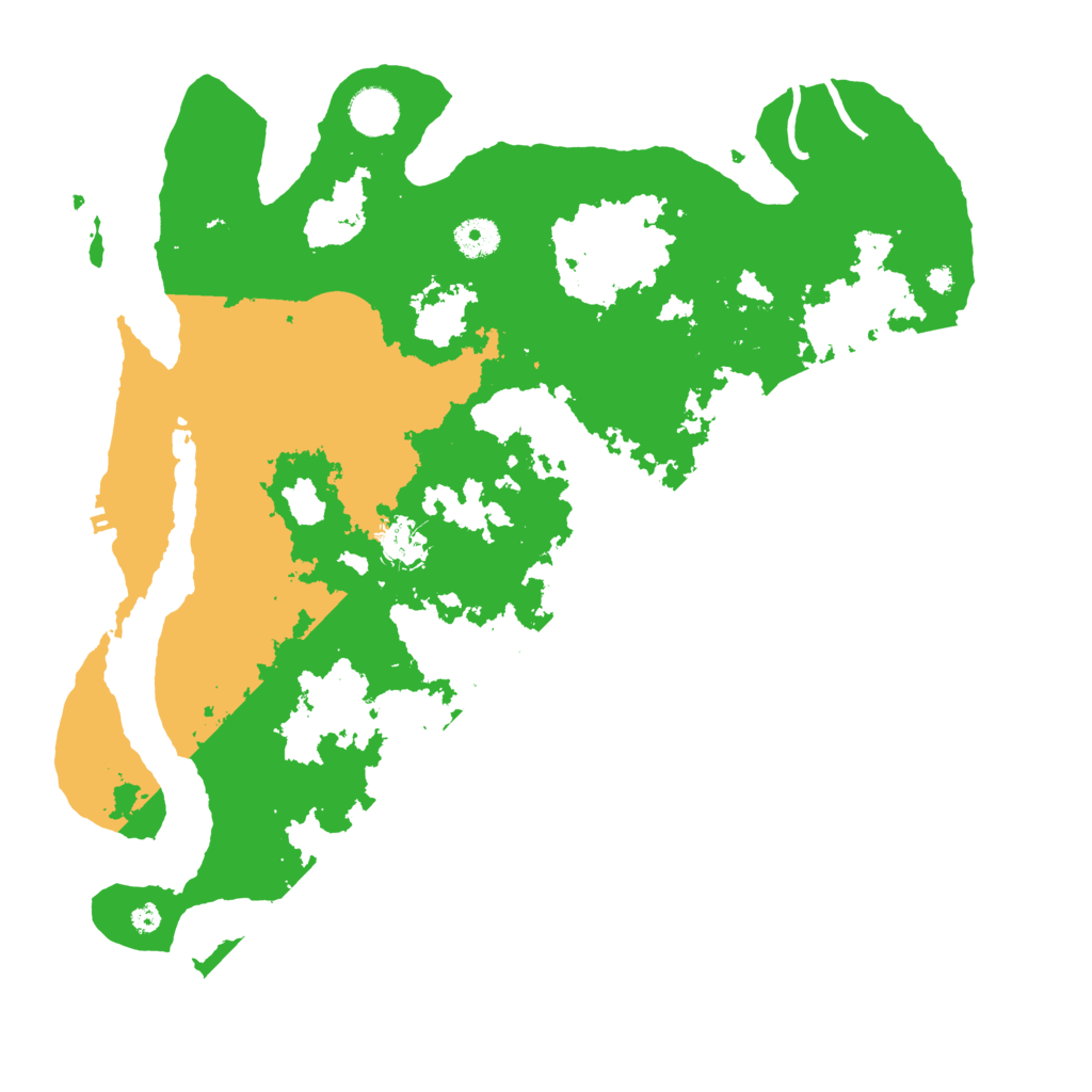 Biome Rust Map: Procedural Map, Size: 3900, Seed: 97798