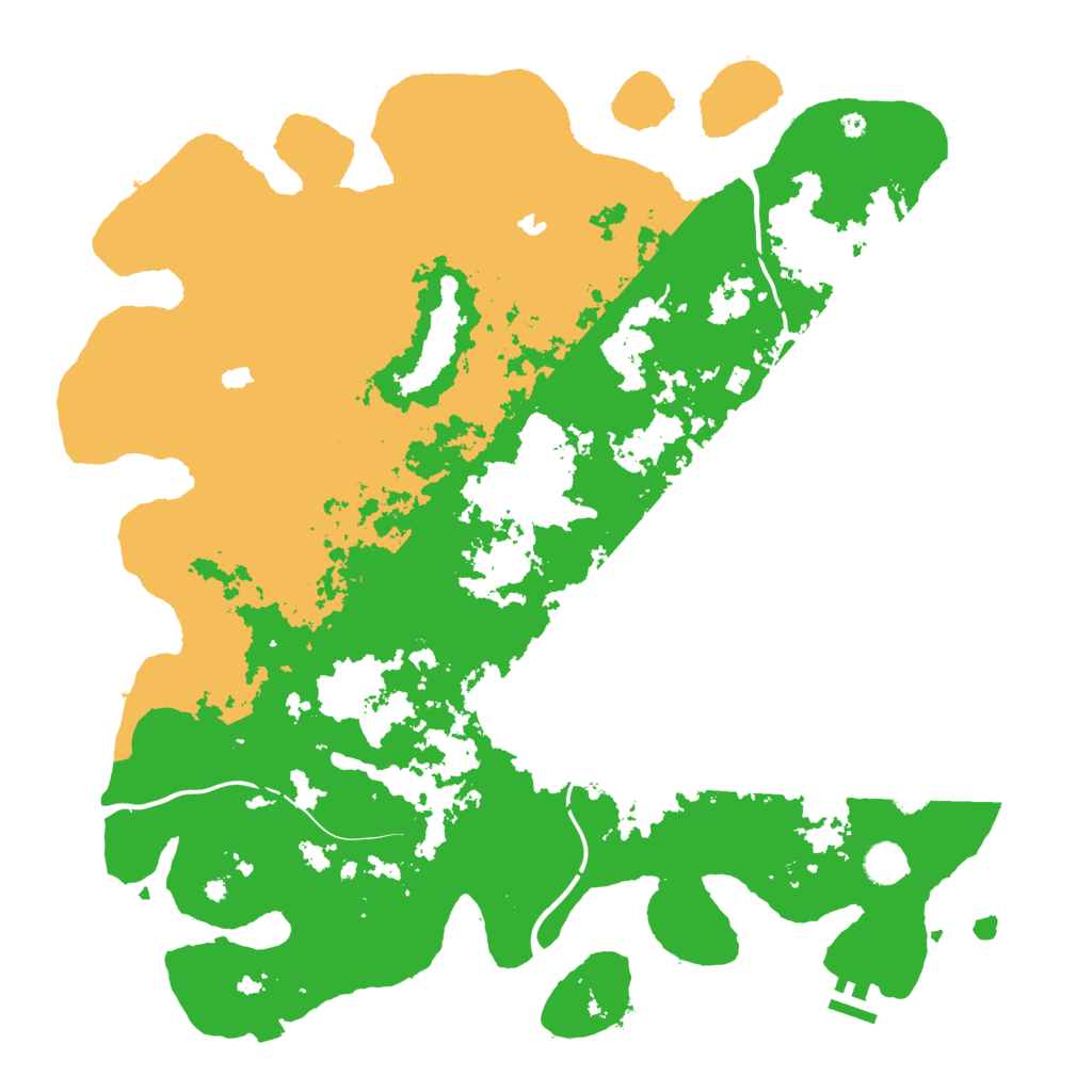 Biome Rust Map: Procedural Map, Size: 4500, Seed: 275548605