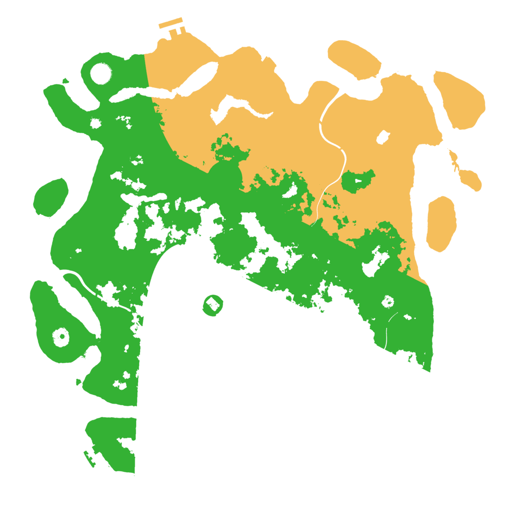 Biome Rust Map: Procedural Map, Size: 4250, Seed: 106682