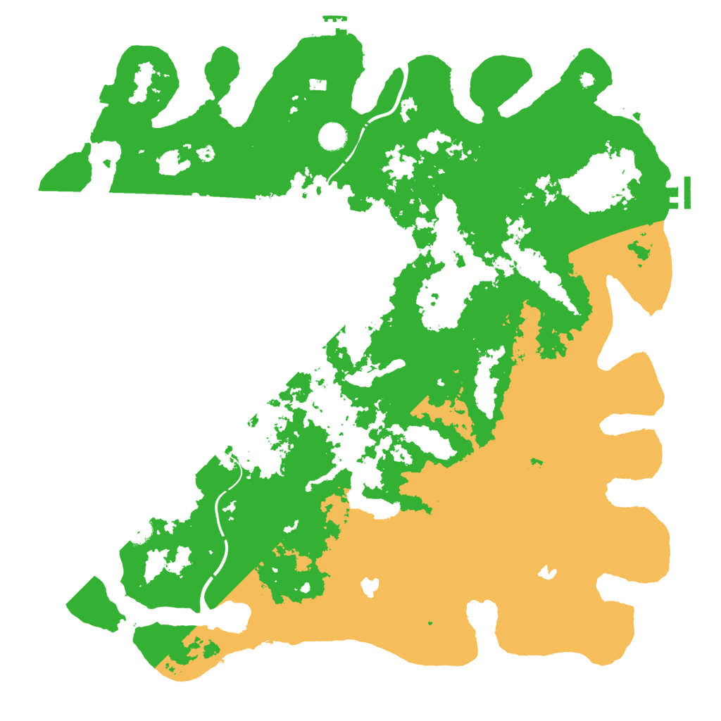 Biome Rust Map: Procedural Map, Size: 4500, Seed: 853021446