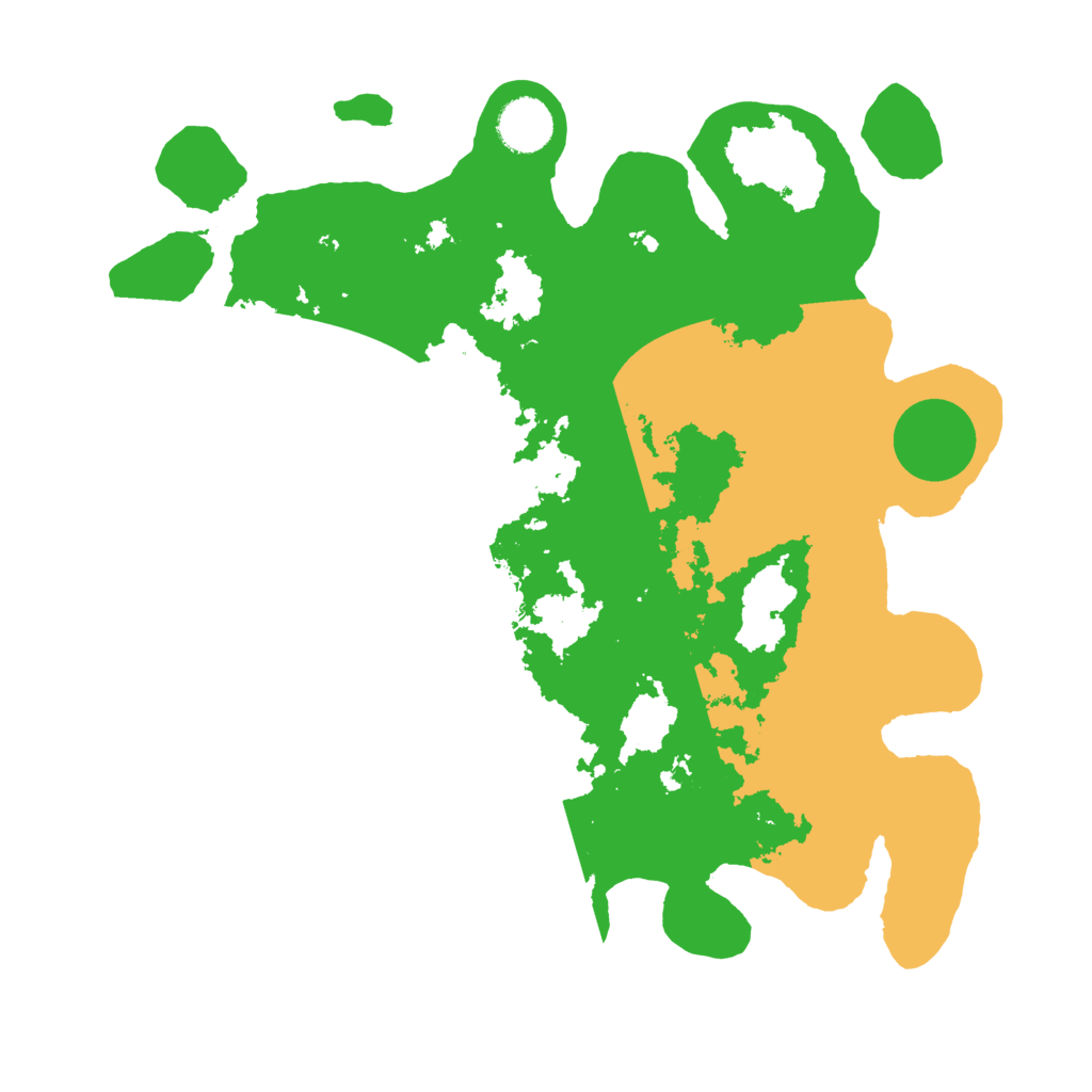 Biome Rust Map: Barren, Size: 3500, Seed: 164270644