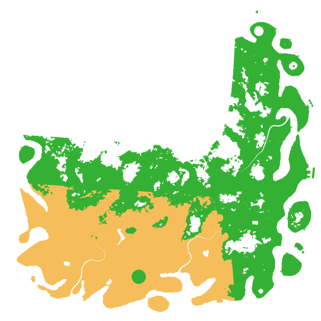 Biome Rust Map: Procedural Map, Size: 6000, Seed: 28112001
