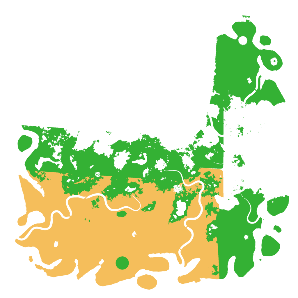 Biome Rust Map: Procedural Map, Size: 6000, Seed: 28112001