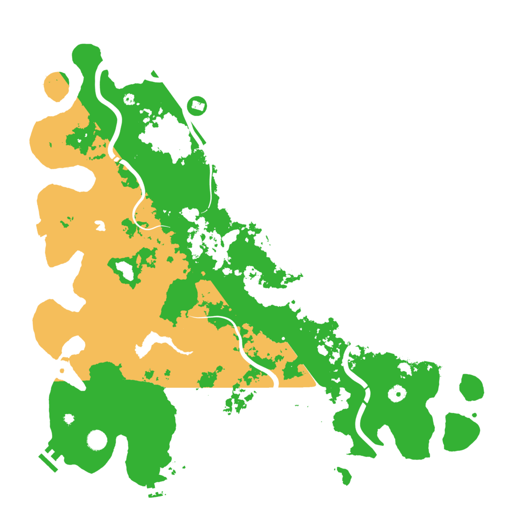 Biome Rust Map: Procedural Map, Size: 4500, Seed: 857279620