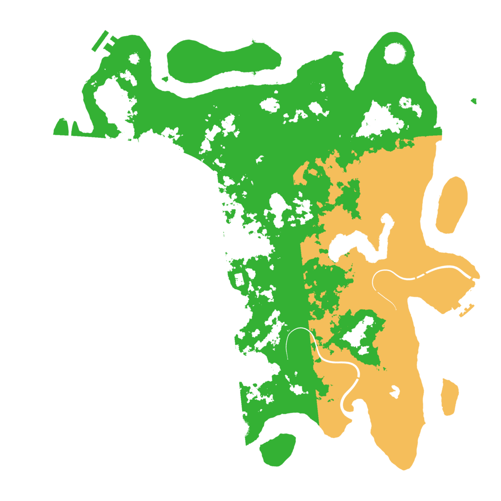 Biome Rust Map: Procedural Map, Size: 4250, Seed: 1199216037