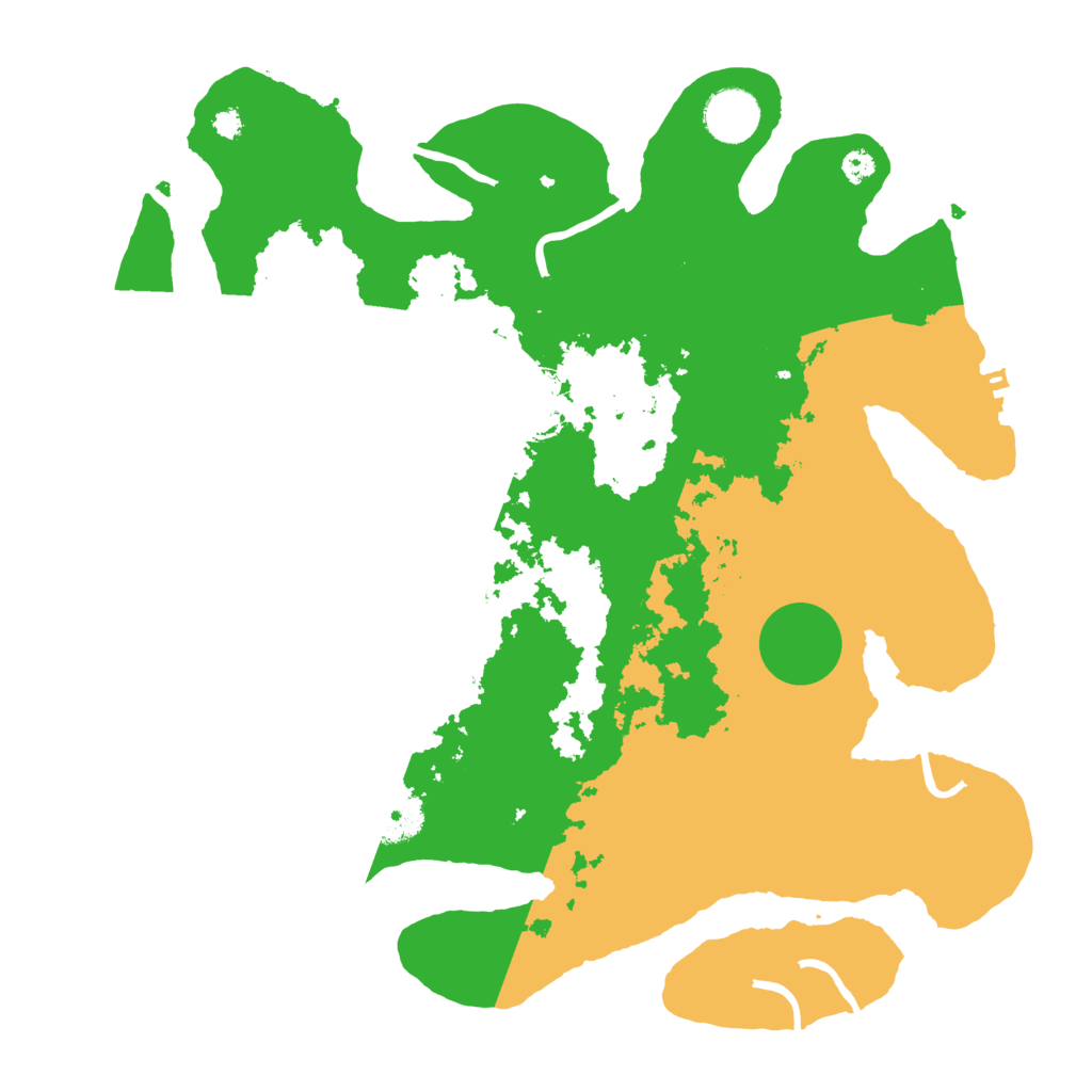 Biome Rust Map: Procedural Map, Size: 3500, Seed: 1478845102